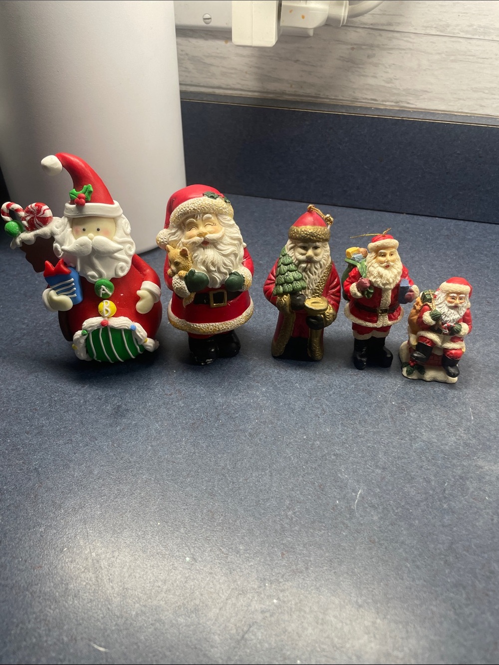 Classic Red Santa Figurine Collection - Holiday Home Accents